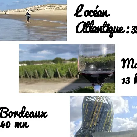 Les Gites Du Domaine De Ludeye Listrac-Médoc Habitación foto